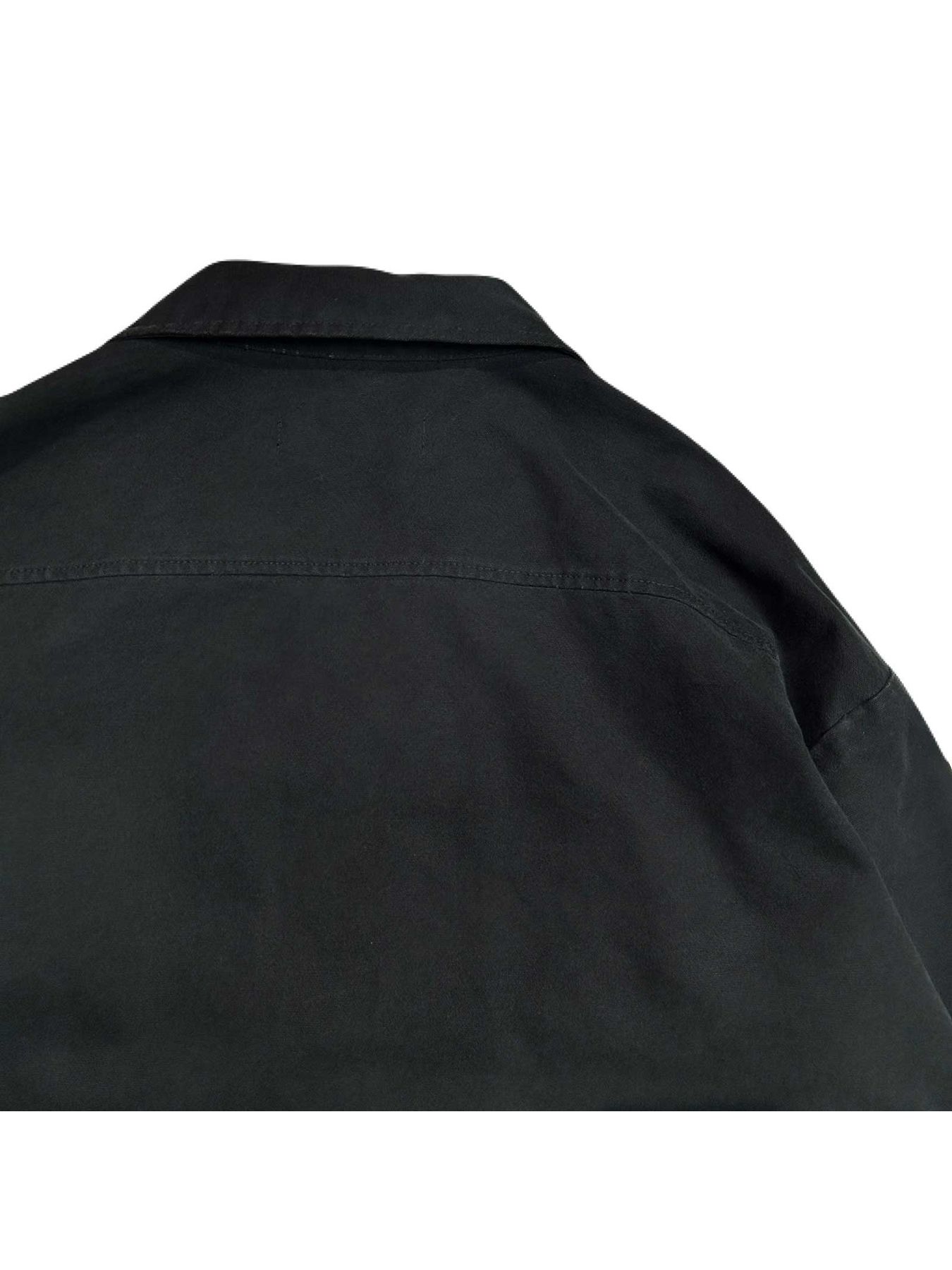 【予約品 8月10日(日) 締切 】DUCK SHIRT JKT  / ダック シャツジャケット / ブラック