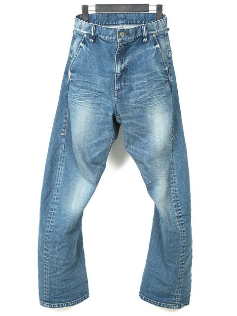 12.5oz Organic Cotton Stretch 3D Wide Straight Jeans / 12.5oz オーガニックコットン ストレッチデニム 3D ワイドストレート ジーンズ / RAD CLUB / インディゴ
