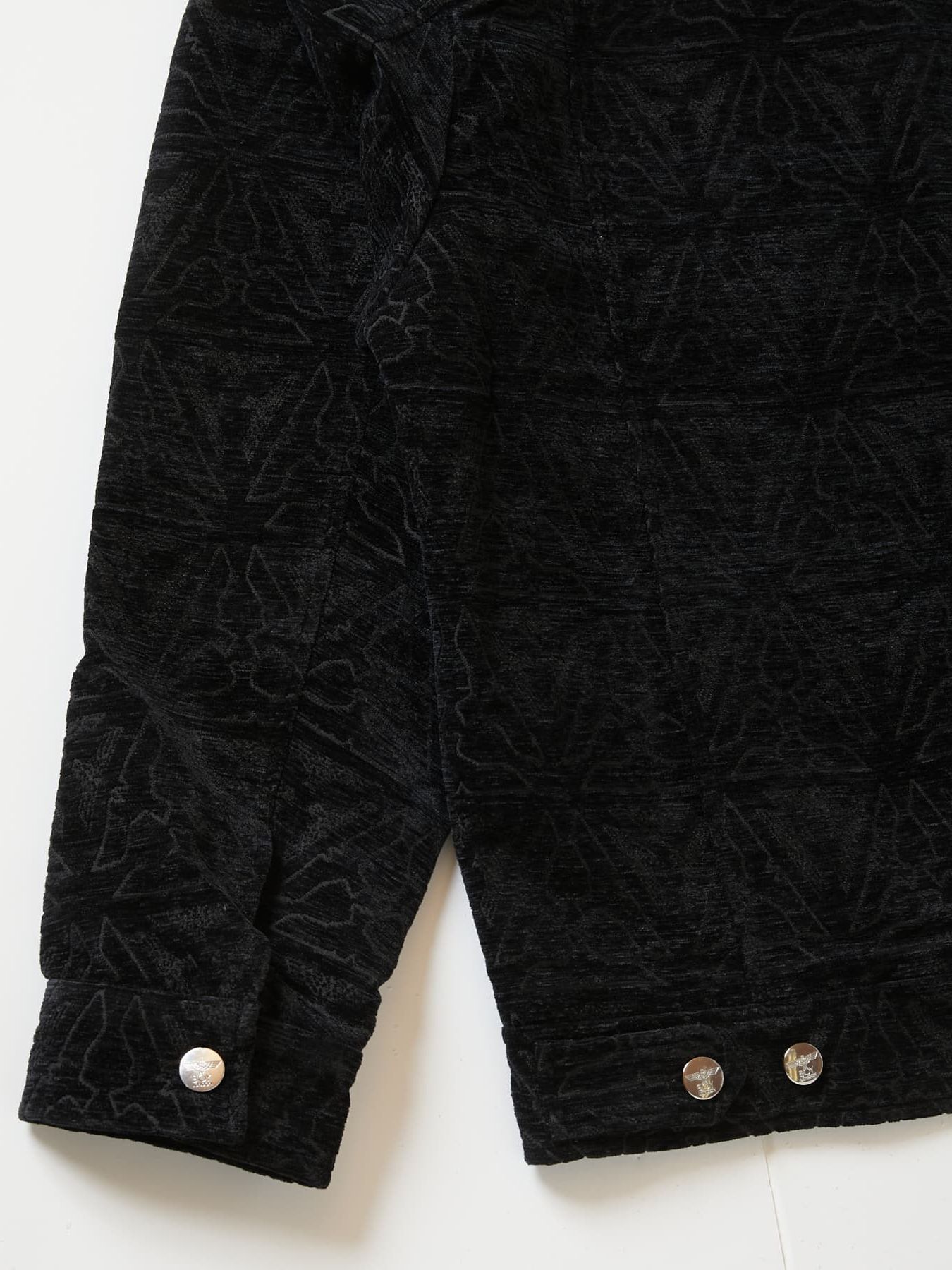 BOY VELVET JACQUARD JACKET / ジャケット / ブラック