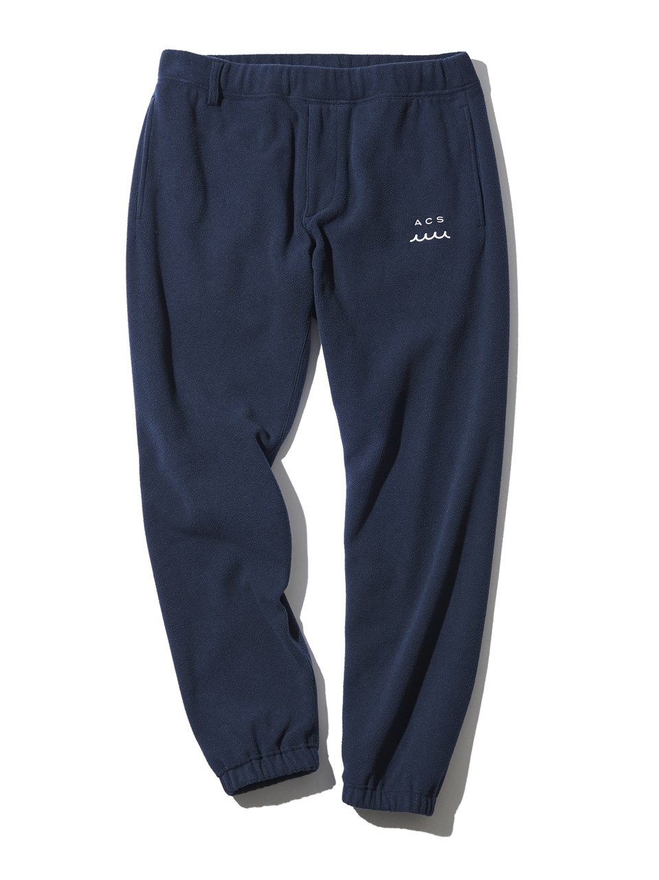 muta Stretch Fleece Pant / フリースパンツ/ ネイビー・ホワイト 【Acanthus×muta】