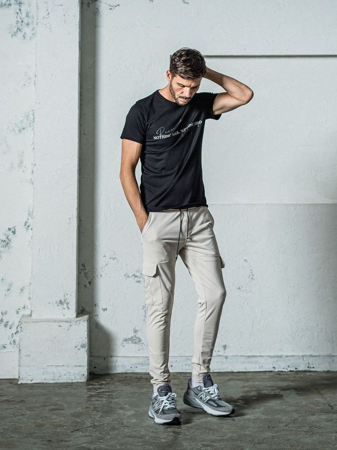 《予約11月17日19時締め》 Darrell sweatcargo  PT / カーゴパンツダレル / ベージュ