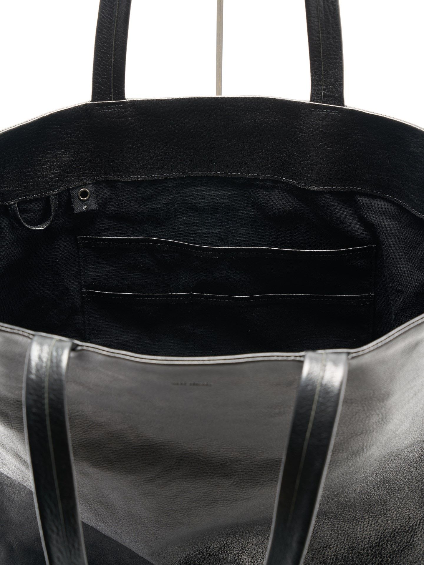 【予約品】 KOBE LEATHER big tote bag/ トートバッグ / ブラック