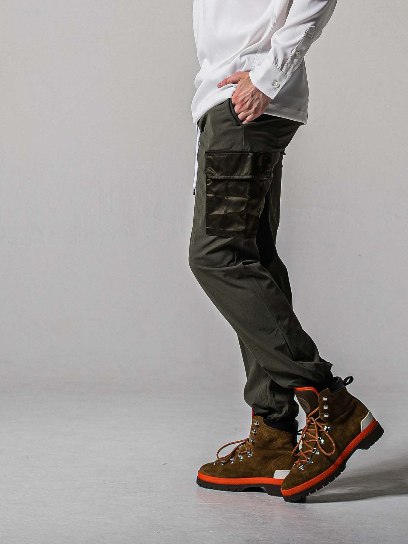 【予約品 11月16日(日) 締切】NY PT CARGO  PANTS / ナイロン イージーカーゴパンツ  / カーキ