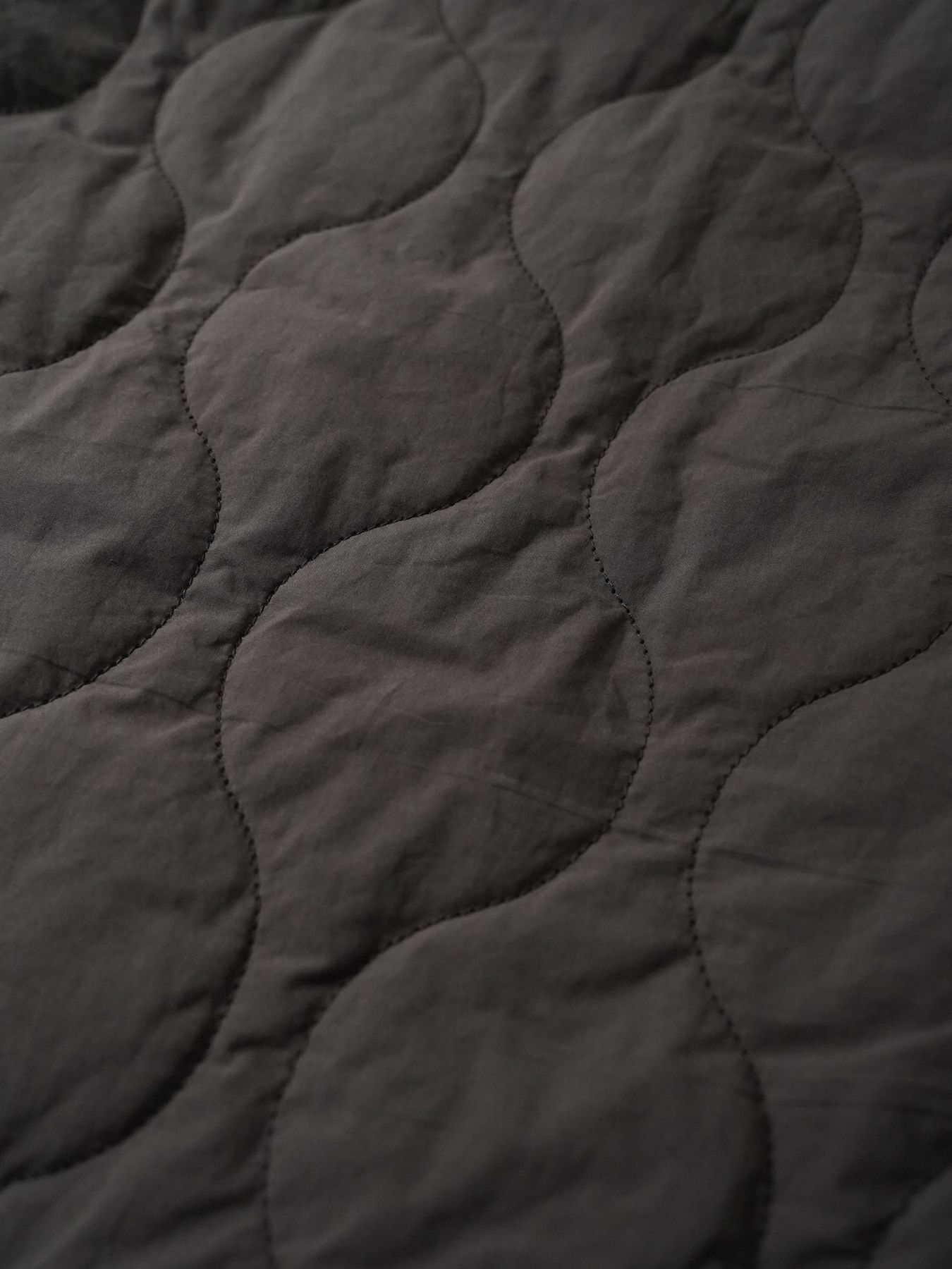 【予約品 5月6日(水) 締切】FLIPPADDING-SHIRTS / リバーシブルシャツ / チャコール×ブラック