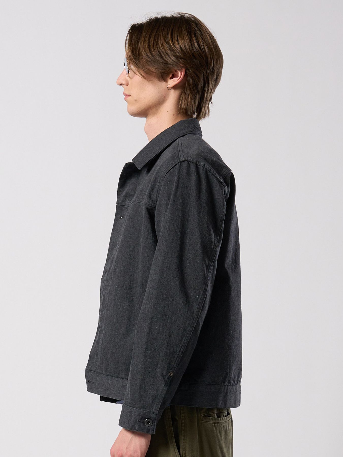 【予約品 4月19日(日) 18時締切】denim jacket type1 (OW) / ワンウォッシュ TYPE1 デニムジャケット / ダストチャコール