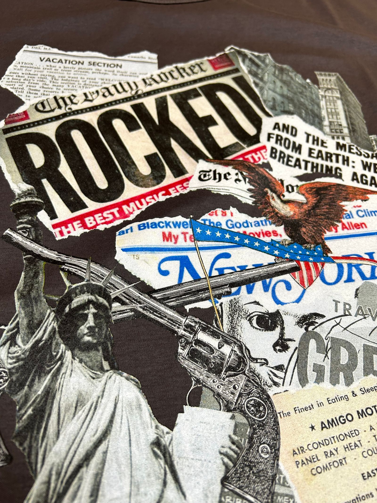 NEWYORK ROCKED S/S T グレー