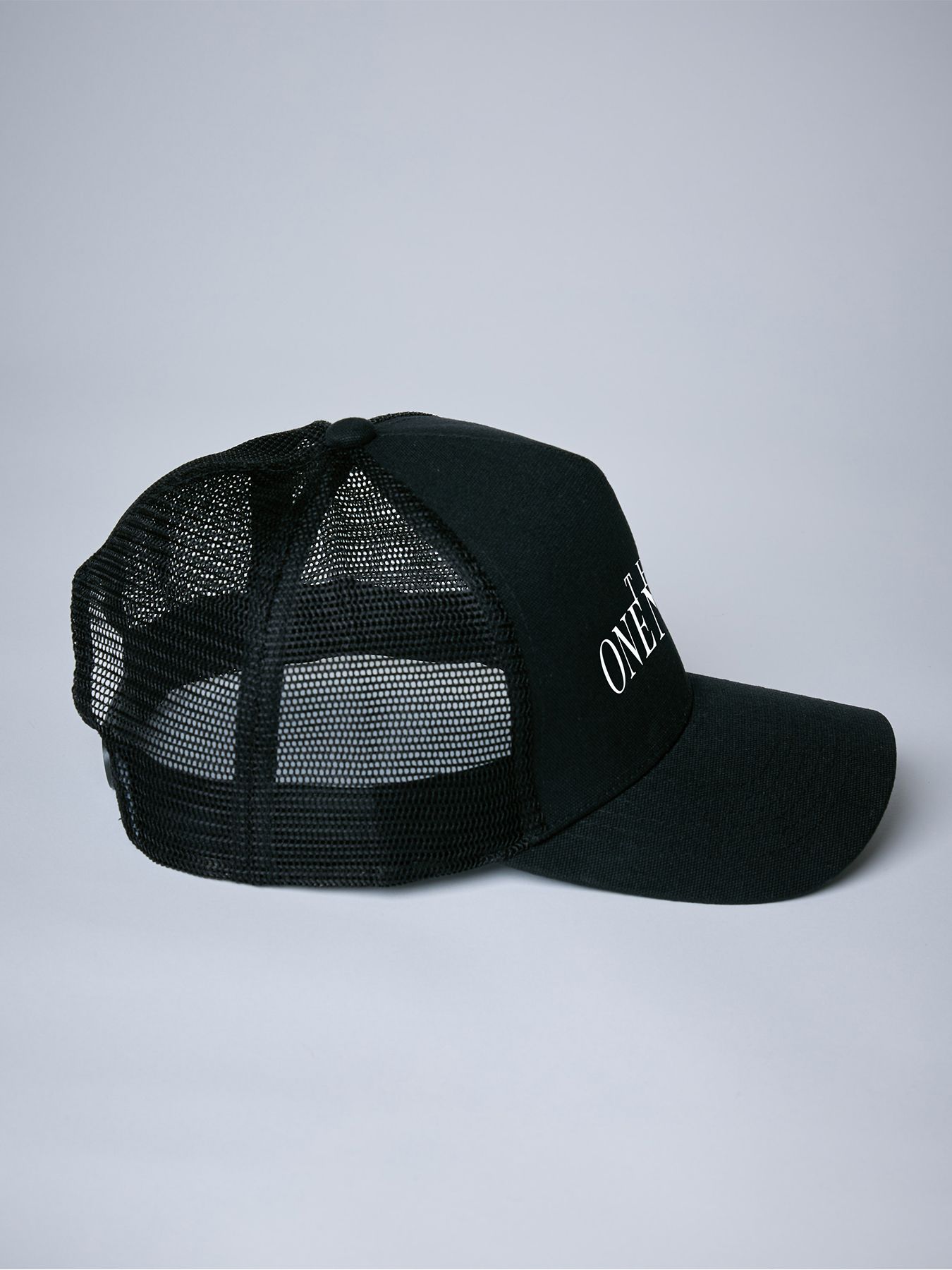 【予約品 10月26日(月) 締切】Logo Mesh Cap / ロゴ メッシュキャップ / ブラック