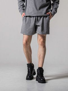 【予約品 11月16日(日) 締切】BLISTER KNIT HALF PT / ブリスターニットハーフパンツ / グレー
