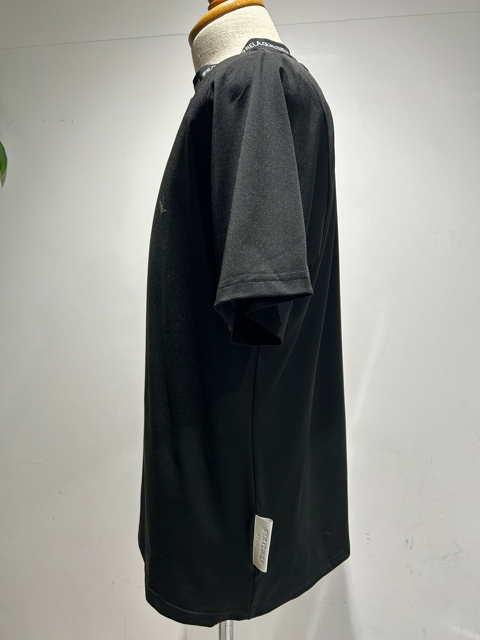 ランニングモックネックTシャツ / ブラック