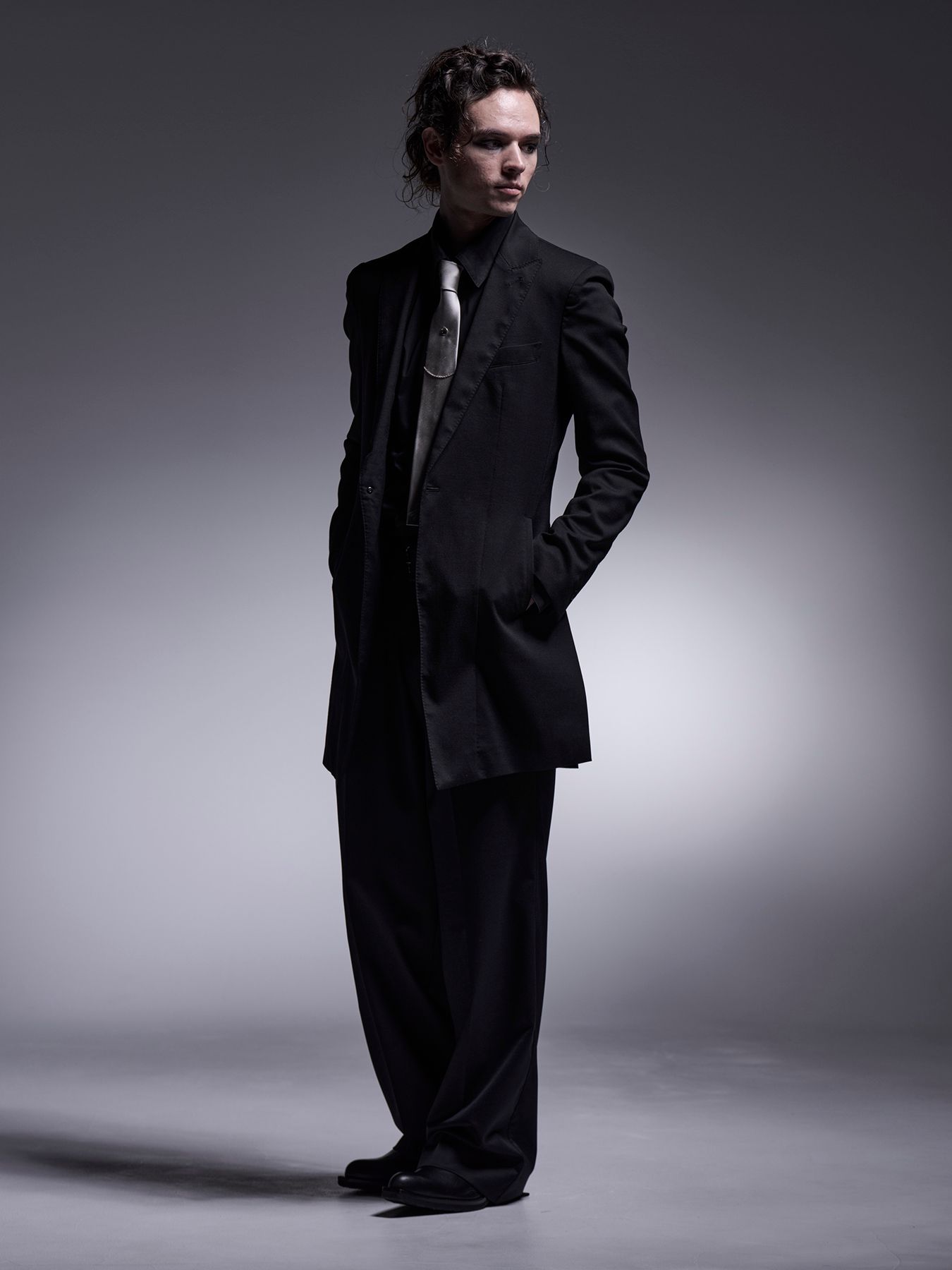 【予約品 7月13日(日) 締切】Wide Slacks / ワイドスラックス / ブラック