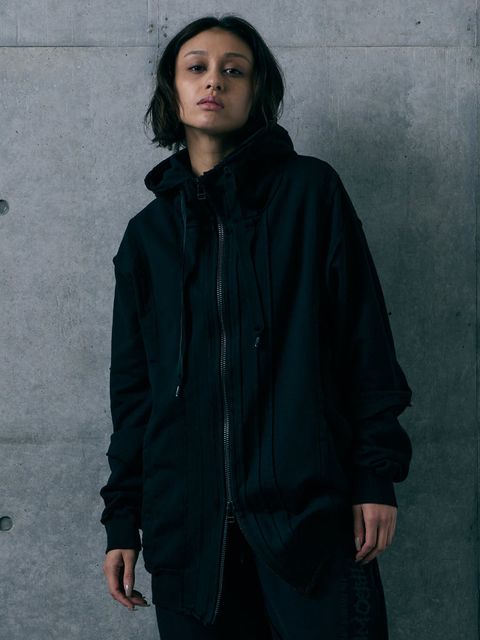 FRAGFORM ZIP HOODIE / ジップフーディー / BLACK
