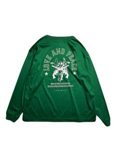 【予約品 8月10日(日) 締切 】ANGEL CROSSGUN L/S T / エンジェル クロスガン ロングスリーブ Tシャツ / グリーン