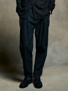 【予約品 9月23日(火) 締切】wide tapered slacks / ワイド テーパード スラックス / ダークネイビー
