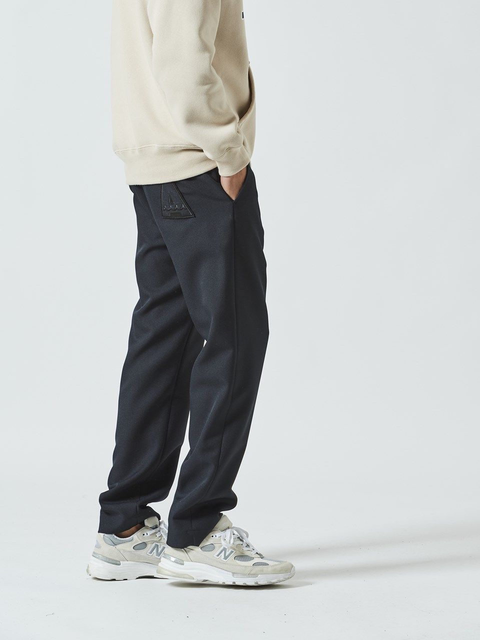 (予約品) muta Relax Fit Pant / リラックスパンツ/ ブラック 【Acanthus×muta】 10月上旬頃入荷予定