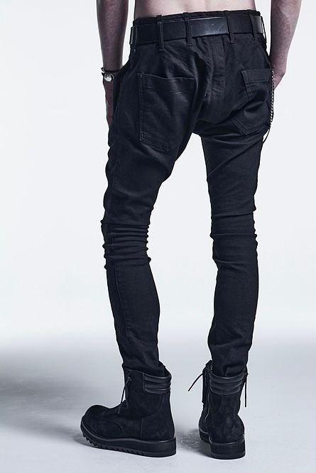 《予約品》サルエルパンツ SaruelPants BlackBlackDenim / Black 【kiryuyrik】 9月入荷予定