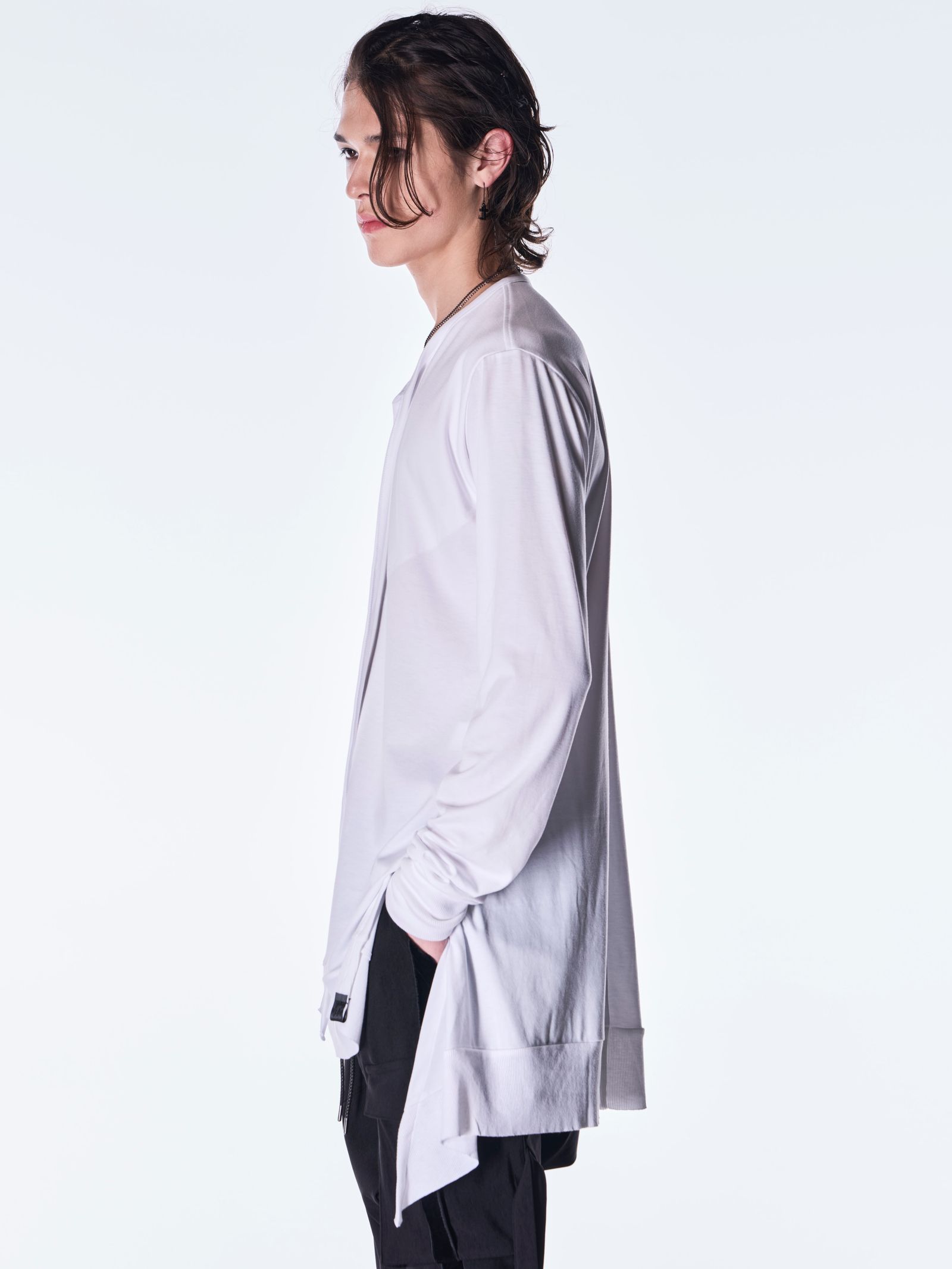 【予約品 6月29日(月) 締切】BEATENJIKU Piping Flare T-Shirt / パイイング フレア Tシャツ / ホワイト