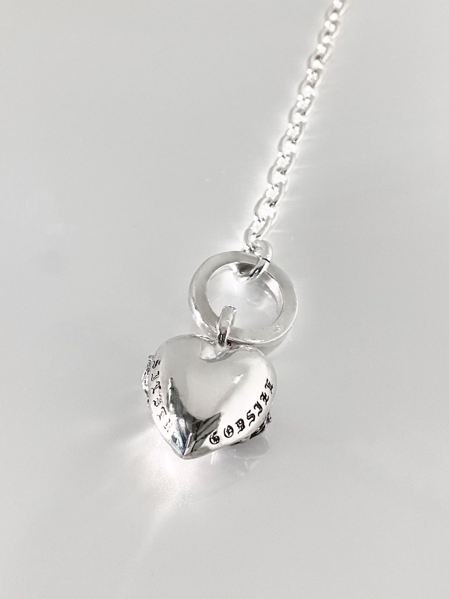 《受注生産》HEART NECKLACE T-BAR / ハートネックレス Tバー / 注文から2～3週間後入荷予定