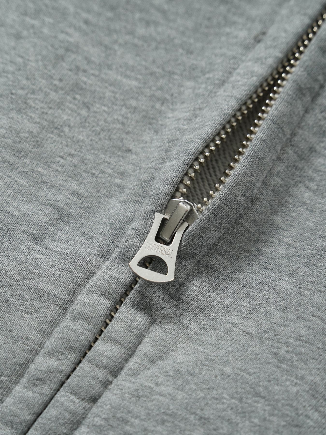 【予約品 5月6日(水) 締切】MOLD-SWEATPARKA / スウェットジップパーカー / 杢グレー