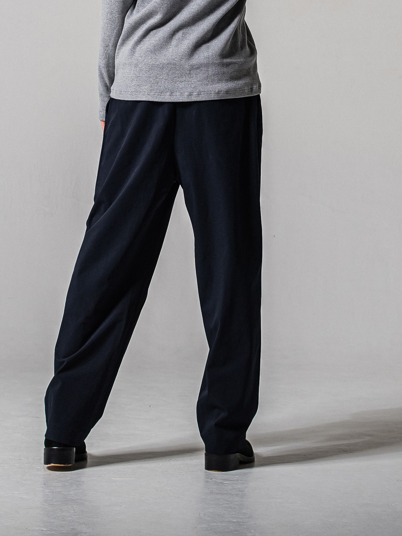 【予約品 11月16日(日) 締切】BEN PANTS / ワイドルーズパンツ / ネイビー