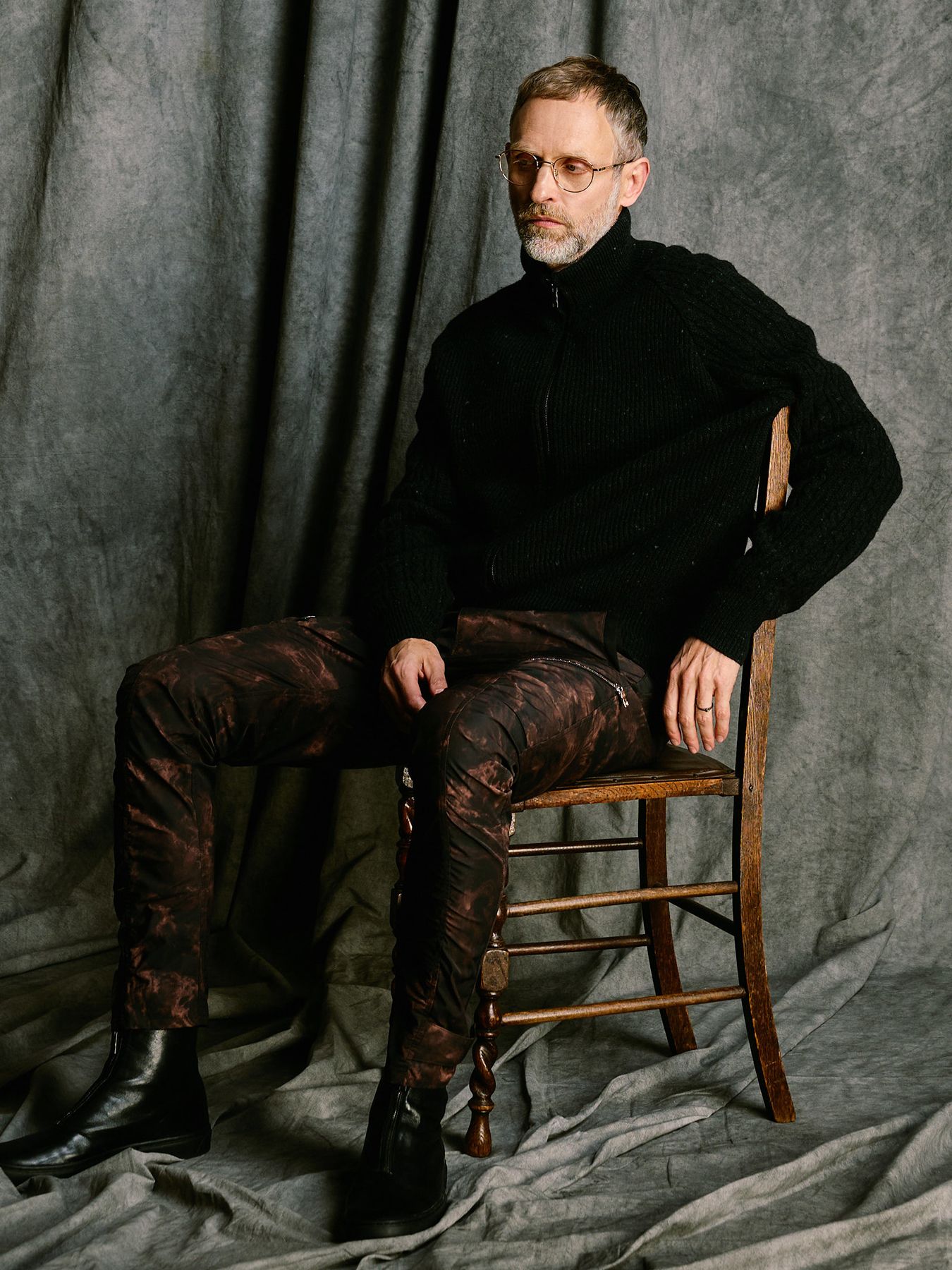 【予約品 4月19日(日) 18時締切】front zip bootie / ホースレザー フロントジップブーツ / ブラック