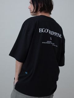 【予約品 11月23日(日) 締切】PRINTTEE-B short / ロゴプリント Tシャツ / BLACK