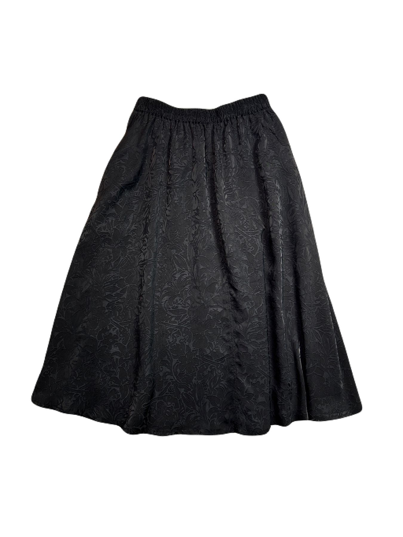 【予約品 8月10日(日) 締切 】WOMENS FLOWER OPAL SKIRT / フラワーオパール スカート / ブラック