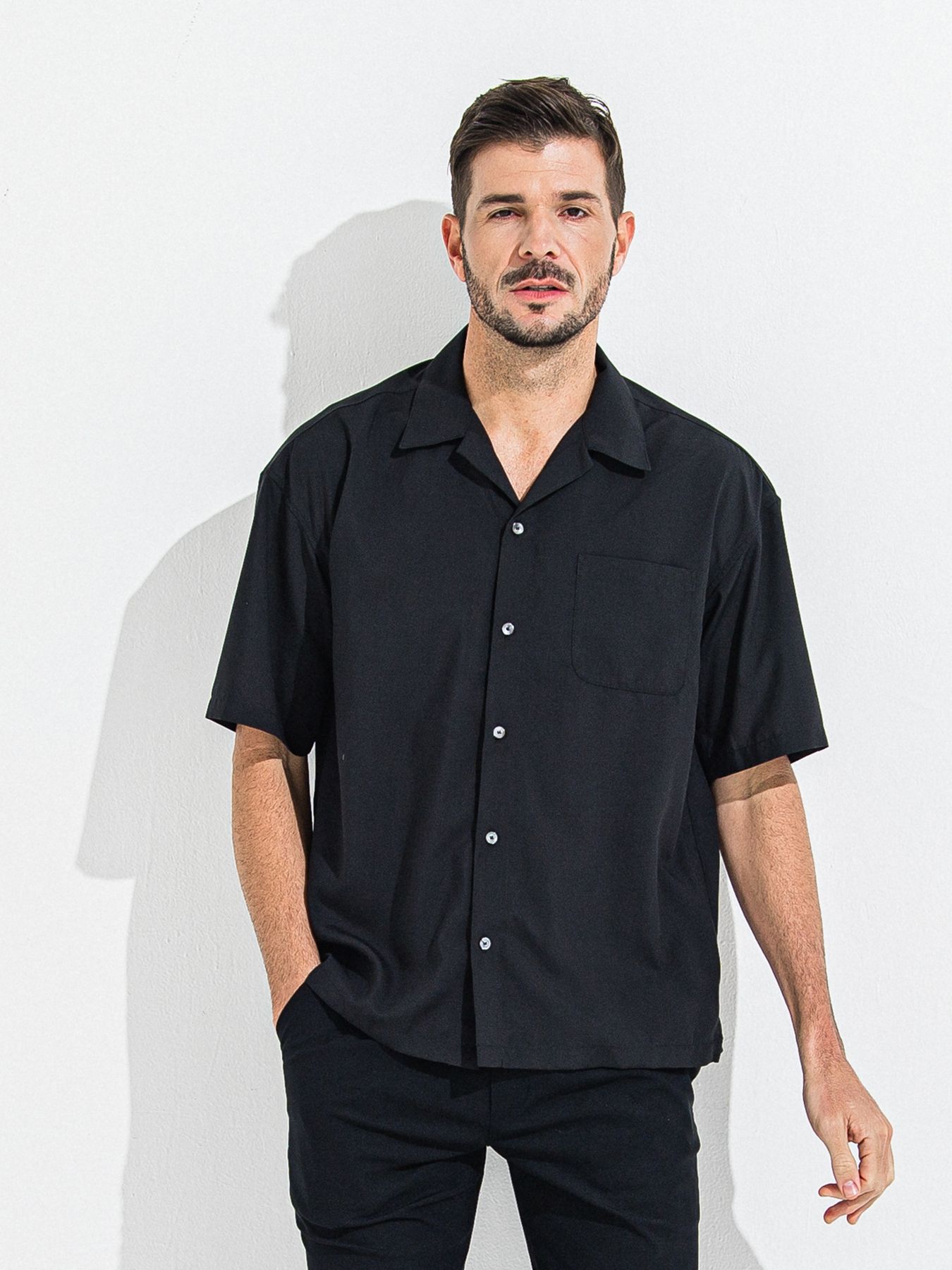 【予約品 】ZACK HALF SHIRT / ザックハーフスリーブシャツ / ブラック