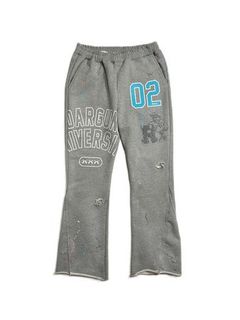 《予約品8月31日 23時55分締め》 COLLEGE PT A / スウェットパンツ / グレー 【roarguns 】 2024年2月入荷予定