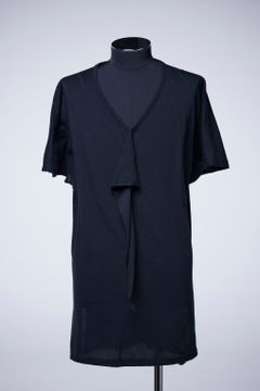 Frill Dolman T-Shirt Tシャツ / Black 【THE ONENESS】