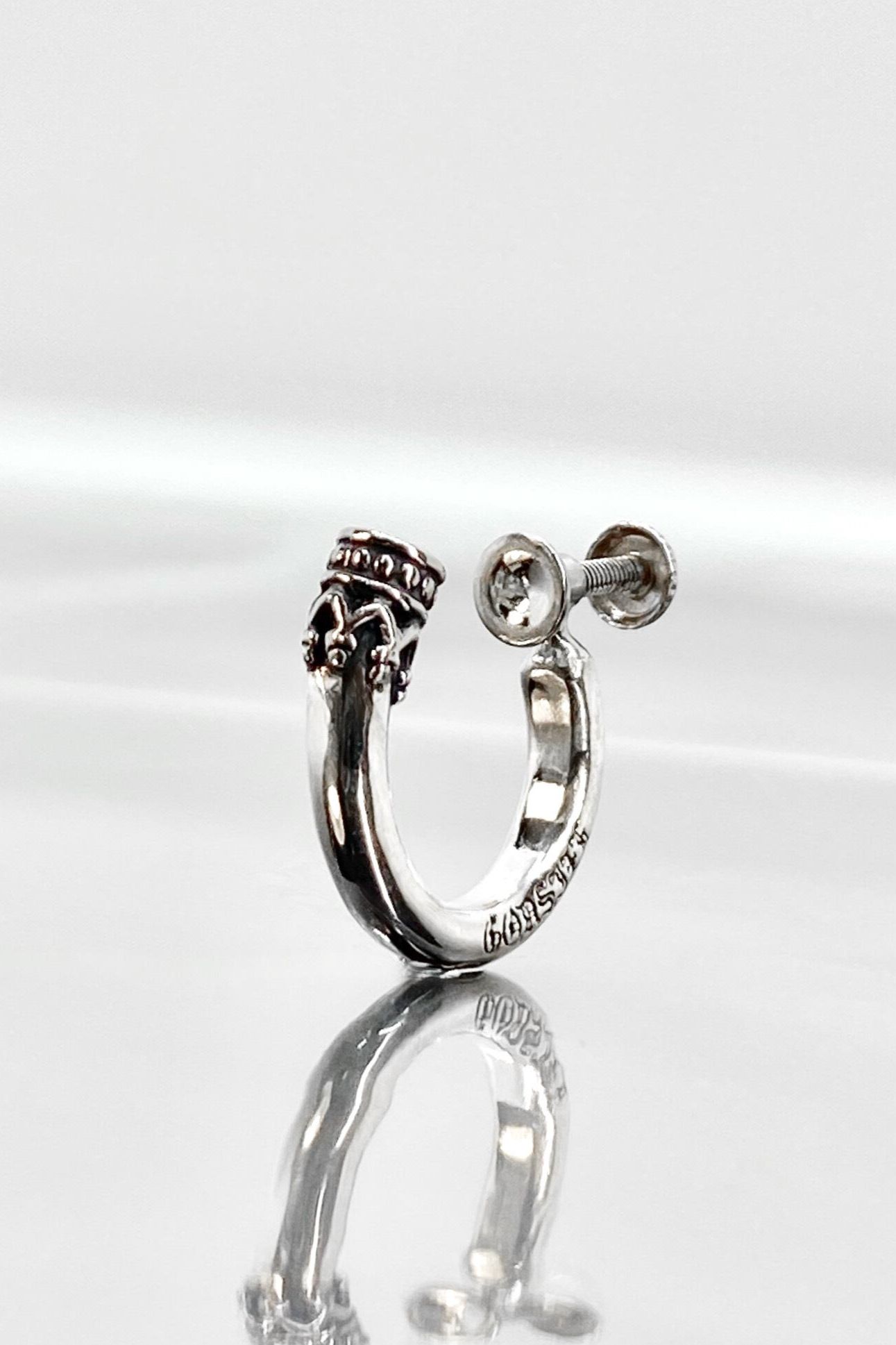 《受注生産》 CROWN HOOP EARRING / イヤリング 【注文から2～3週間後入荷予定】