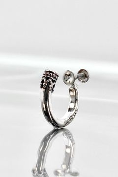 《受注生産》 CROWN HOOP EARRING / イヤリング 【注文から2～3週間後入荷予定】