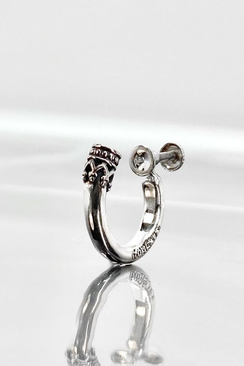 《受注生産》 CROWN HOOP EARRING / イヤリング 【注文から2～3週間後入荷予定】