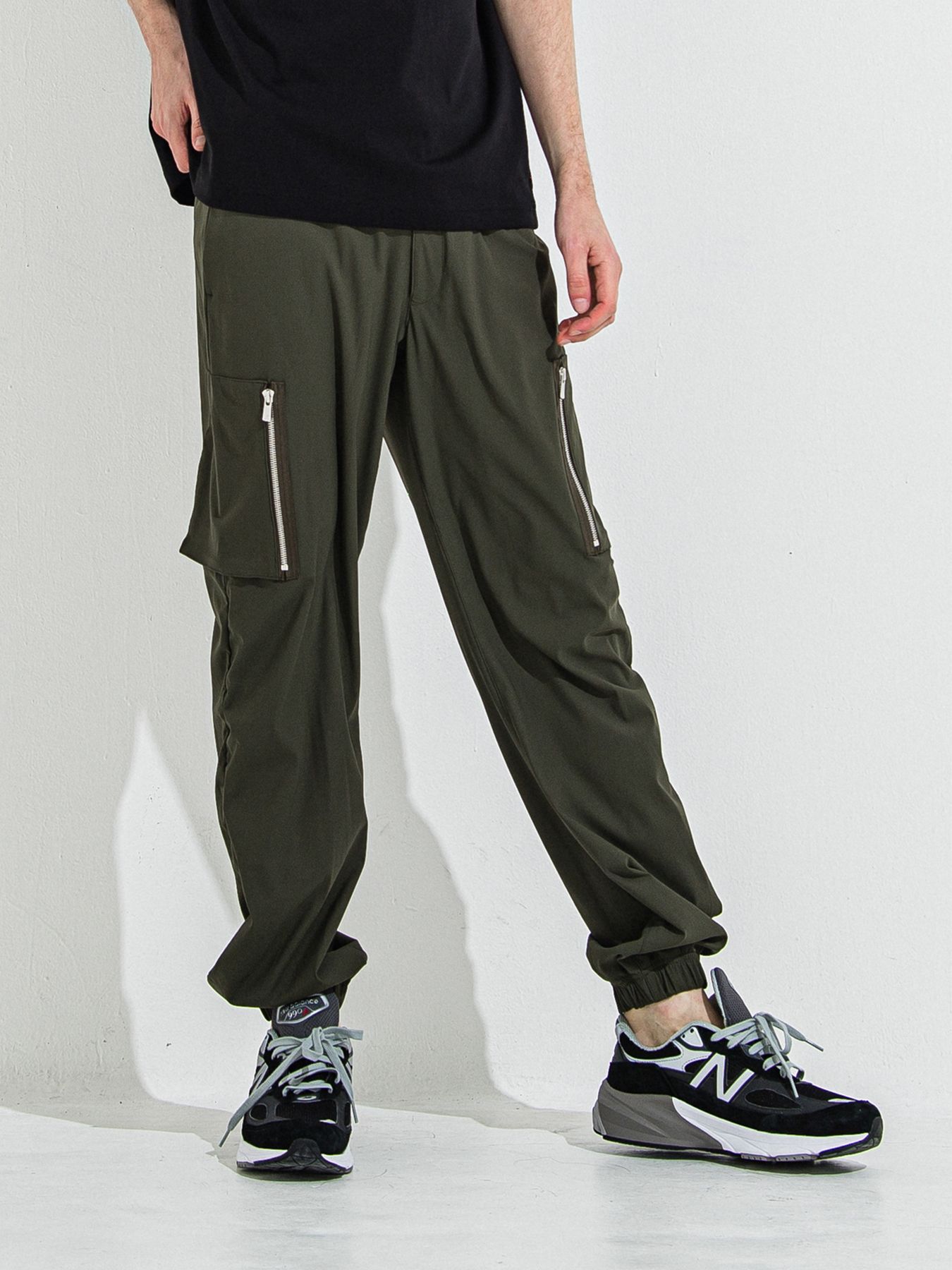 【予約品 】DAVID NYLON CARGO PANTS / デヴィッドナイロンカーゴパンツ / カーキ