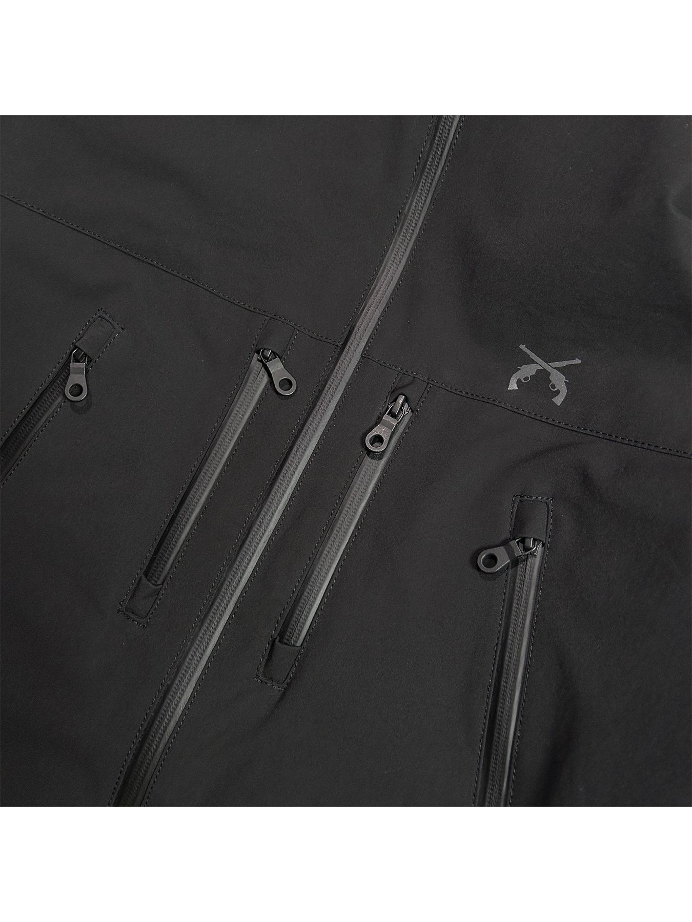 REF PRINT NYLON JKT / リフレクタープリント ナイロンジャケット / ブラック