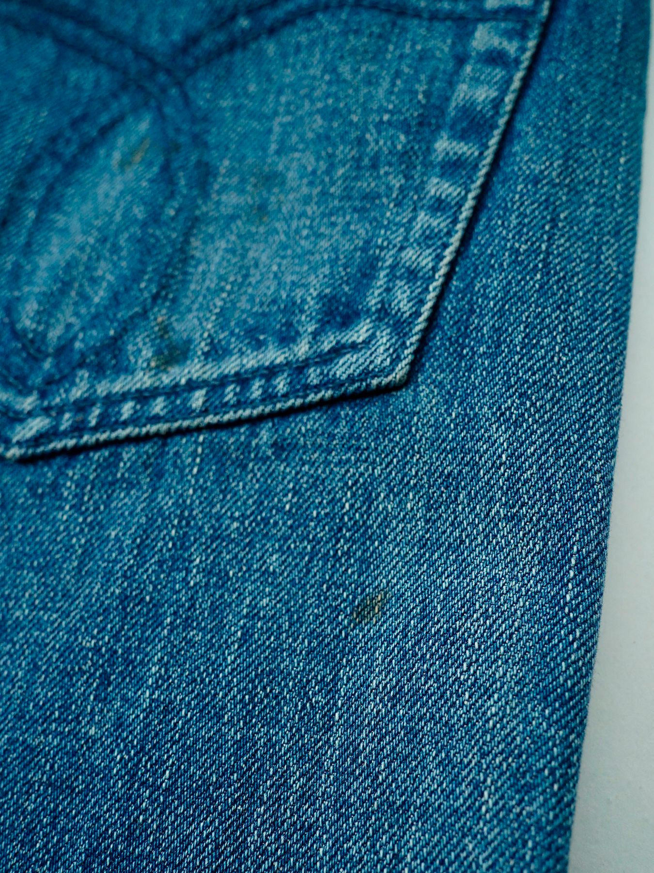 【予約品 11月9日(月) 締切】TRADITIONALDENIM Used / トラディショナルデニム ユーズド加工 / 濃色 インディゴ×ネイビーステッチ