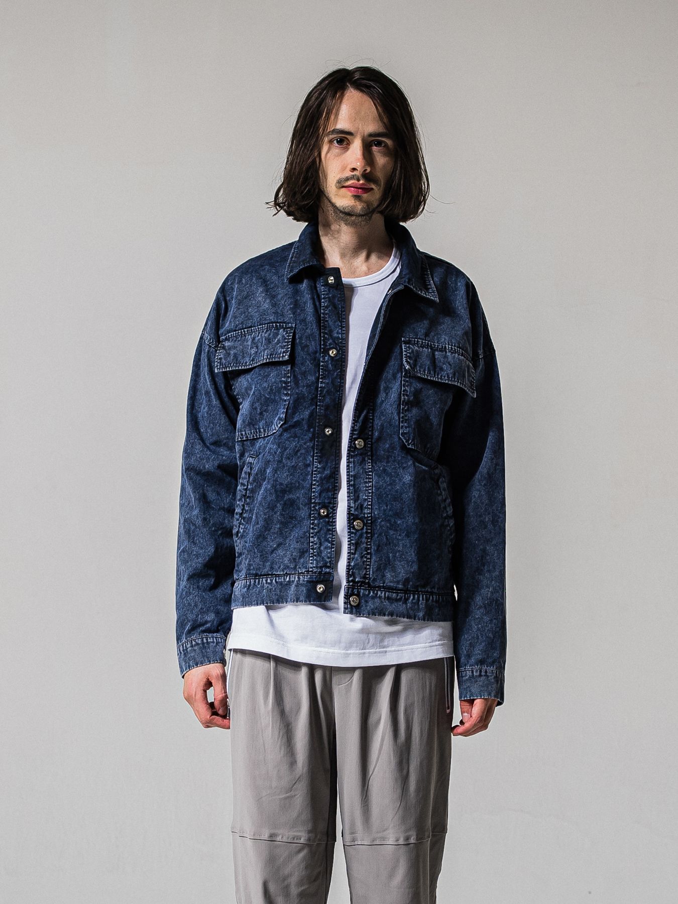 【予約品 11月16日(日) 締切】FIELD SHIRT JK / ミリタリーシャツジャケット / ブラック