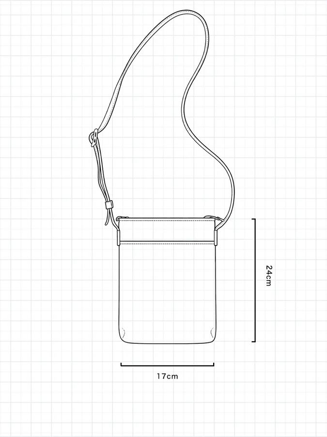 縦型ミニショルダー（牛革/日本製） 【aniary】