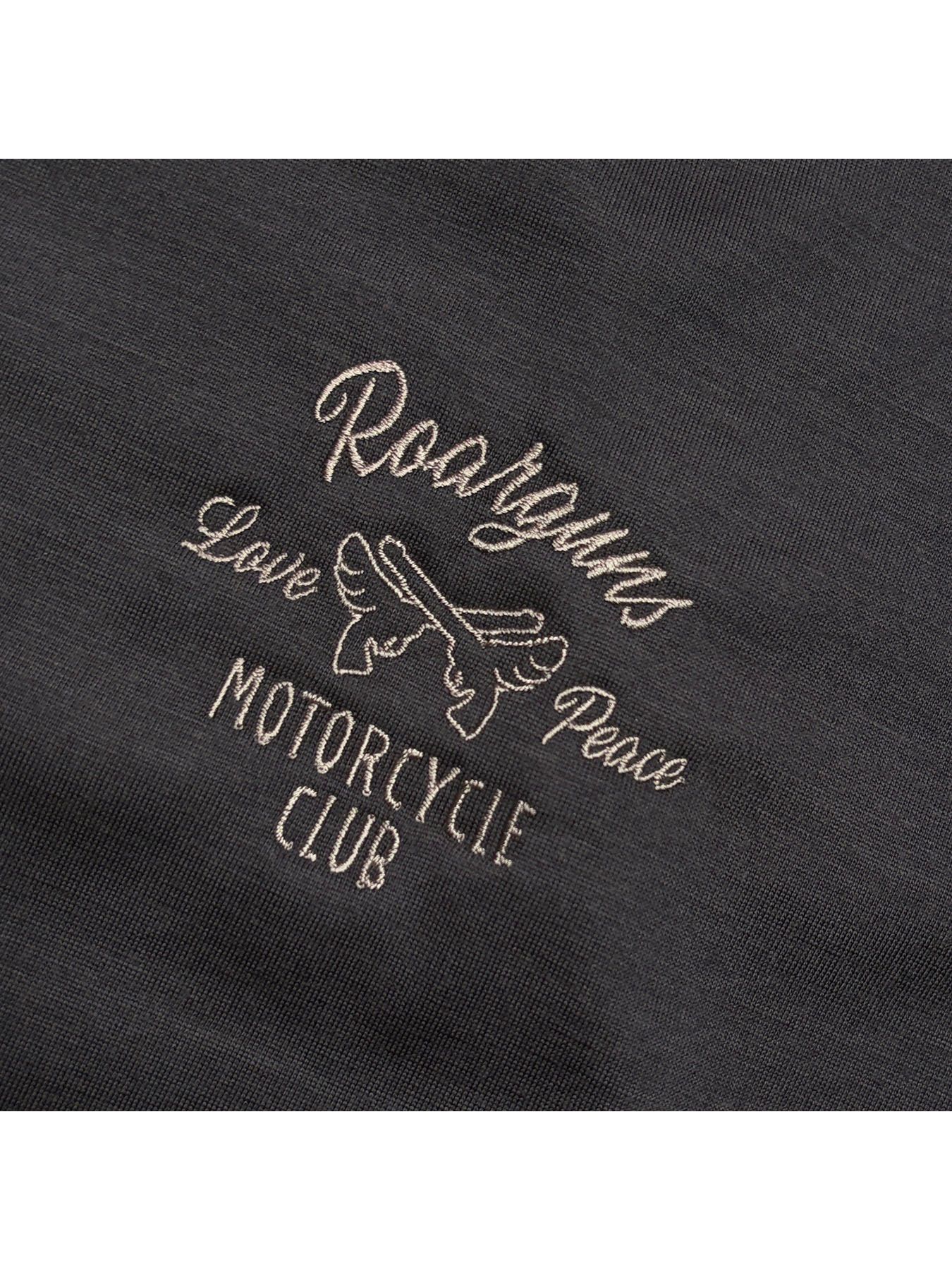 【予約品 3月9日(月) 18:00 締切】WO/JER S/TEE WIN/EMB / ウールジャージ ウイングピストル刺繍  Tシャツ / グレー