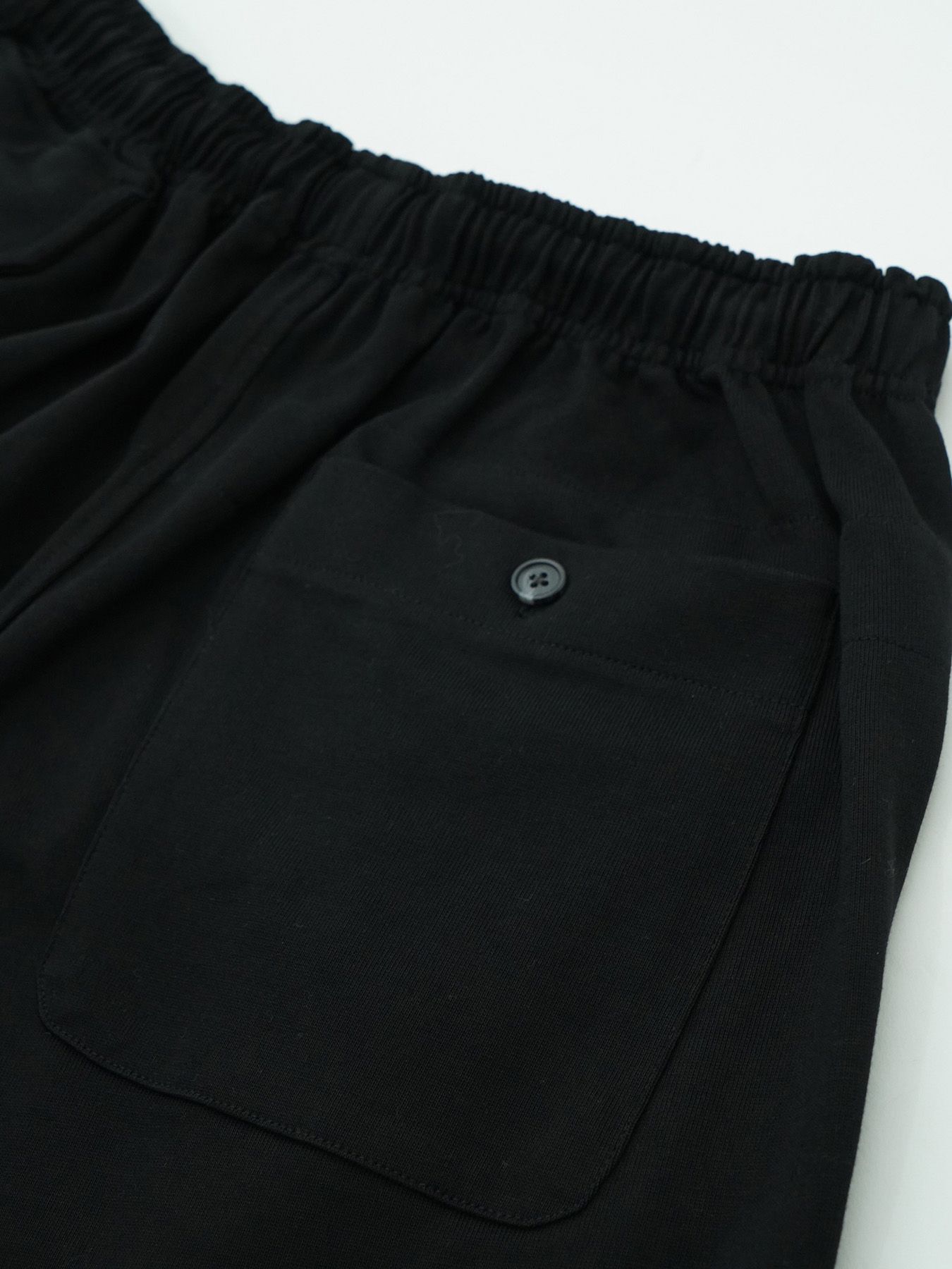 【予約品 2月1日(日) 締切】HEAVYJERSEY SHORTS wavy / イージーショーツ / ブラック