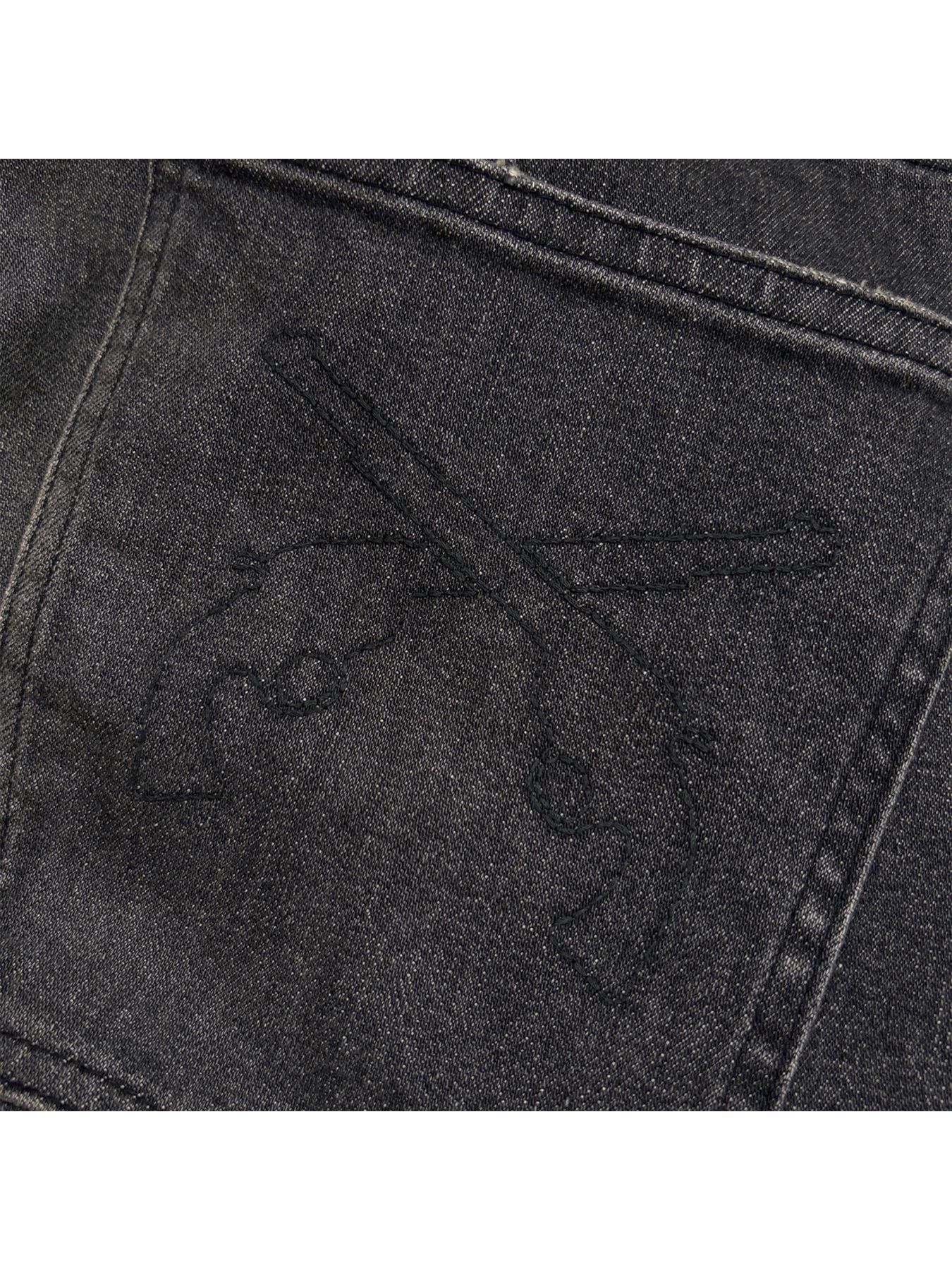 【予約品 8月23日(日) 締切】STRECH DENIM CARGO/P / ブラック