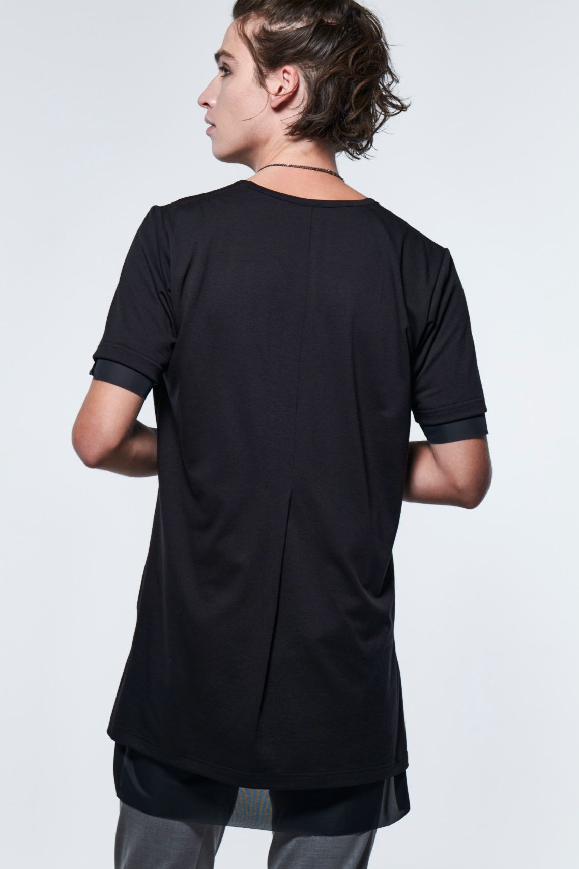 LayerdT-Shirts Tシャツ / ブラック&ブラック 【kiryuyrik】