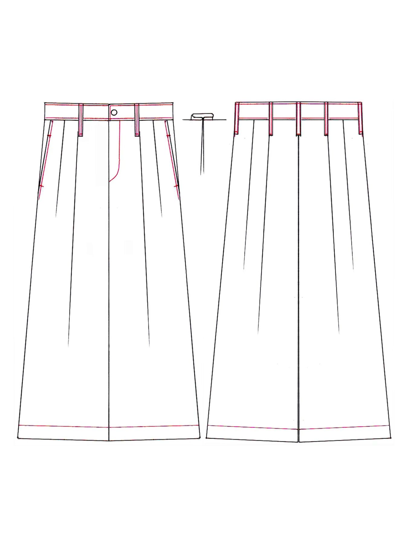 【予約品 5月18日(日) 締切】Drape Slacks / ドレープスラックス / ブラック
