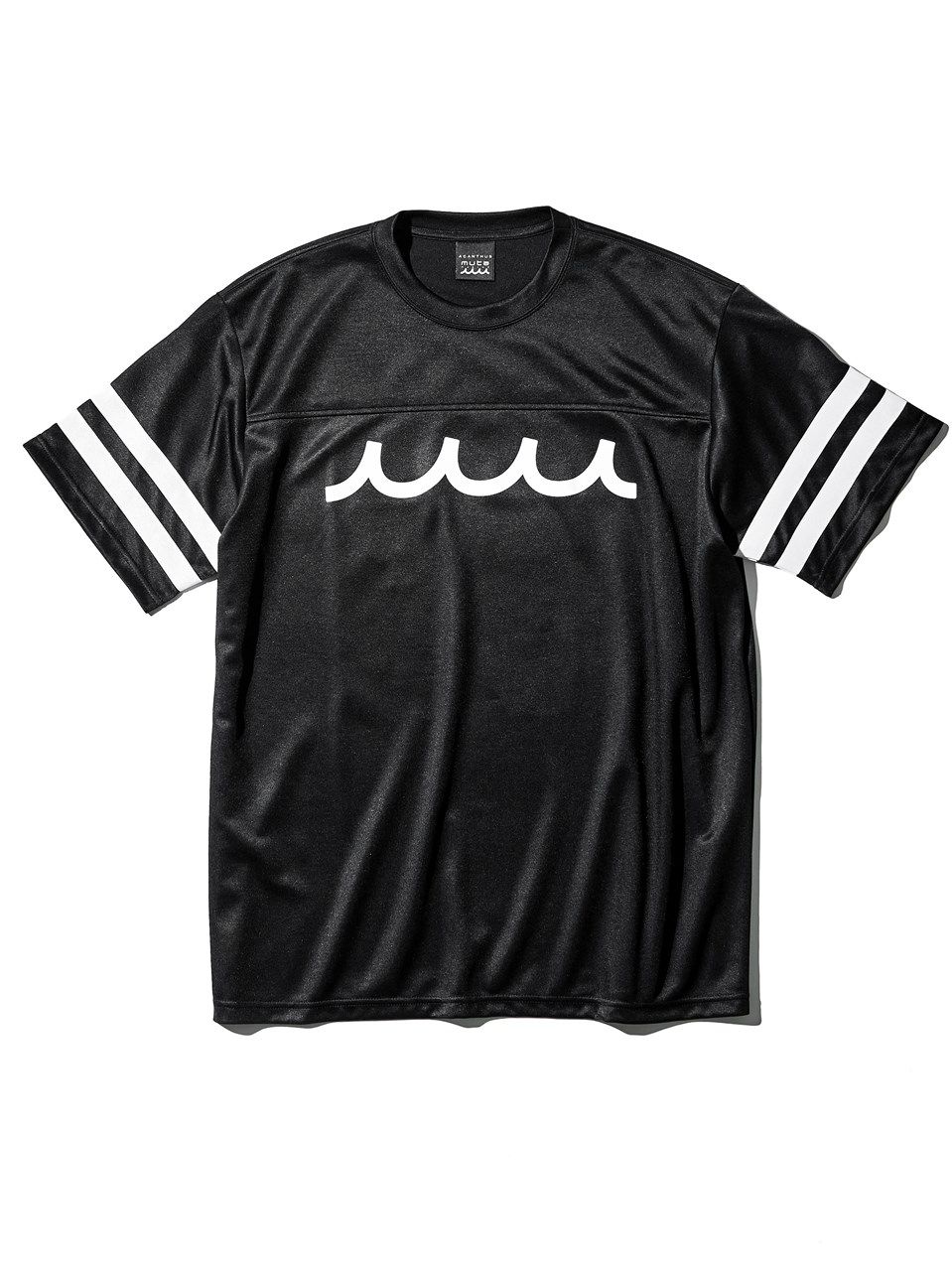 muta Football Tee / Tシャツ / ブラック 【Acanthus×muta】発売分