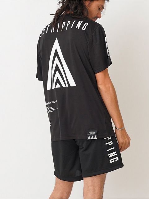 EGO TRIPPING TRAINING TEE / トレーニングウェア / ブラック×ホワイト