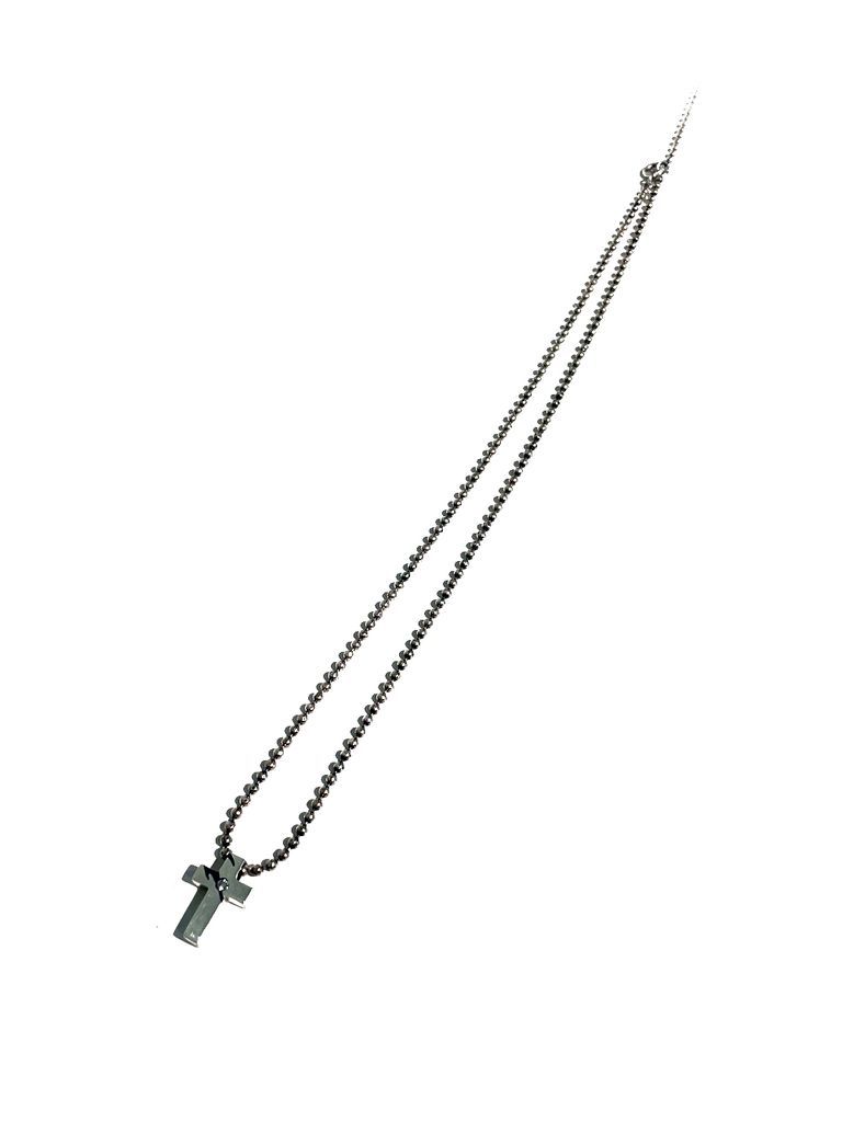 【予約品 7月13日(日) 締切】Cross Choker / クロスネックレス / Silver925 + Diamond