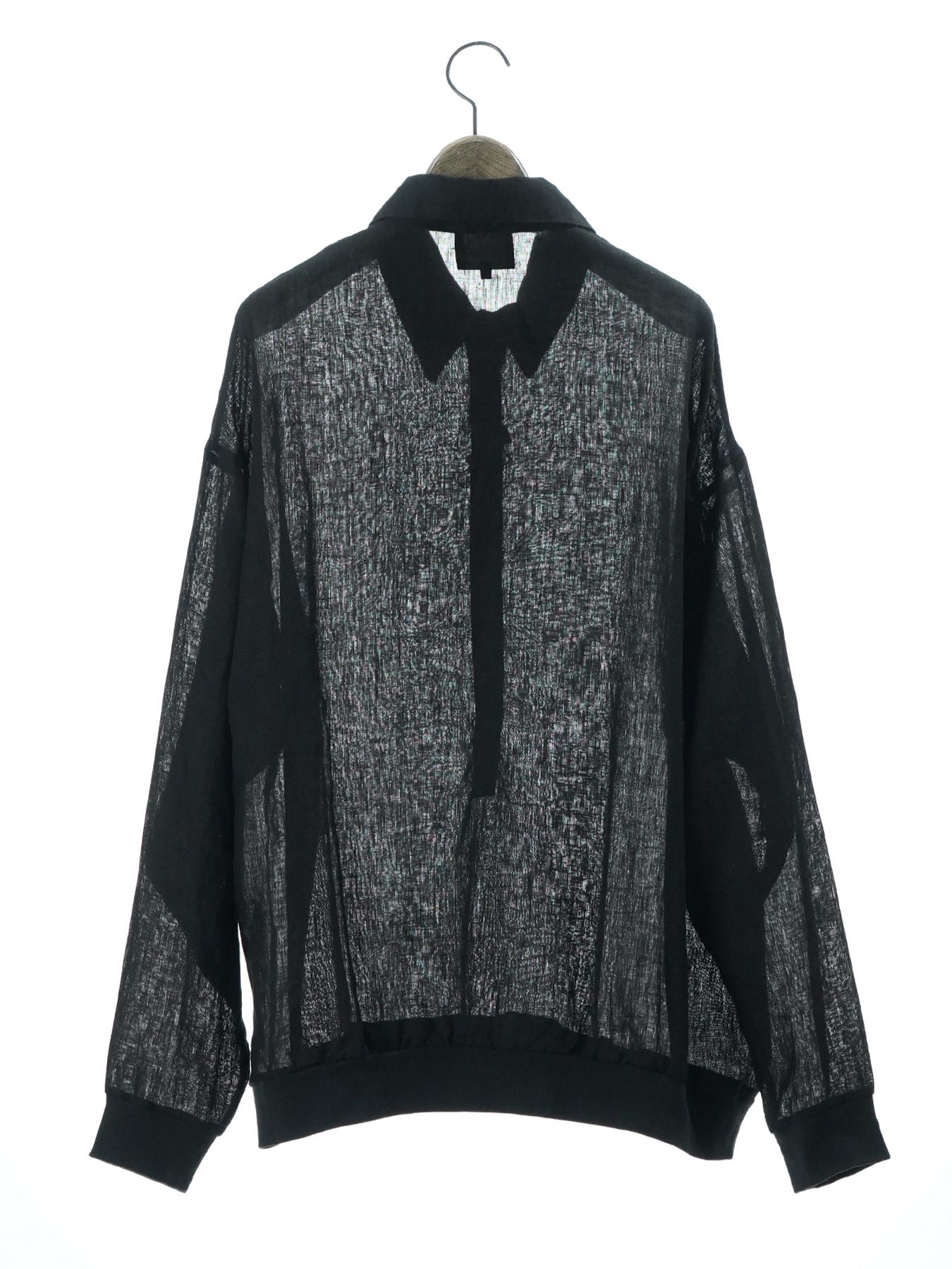 【予約品 11月23日(日) 締切】LINENSHEER POLO / リネン ポロシャツ / BLACK