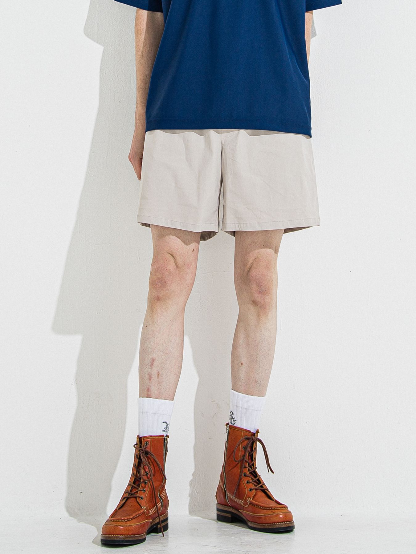【予約品 】TV NYLON SHORTS / ティーヴィーナイロンショーツ / グレージュ