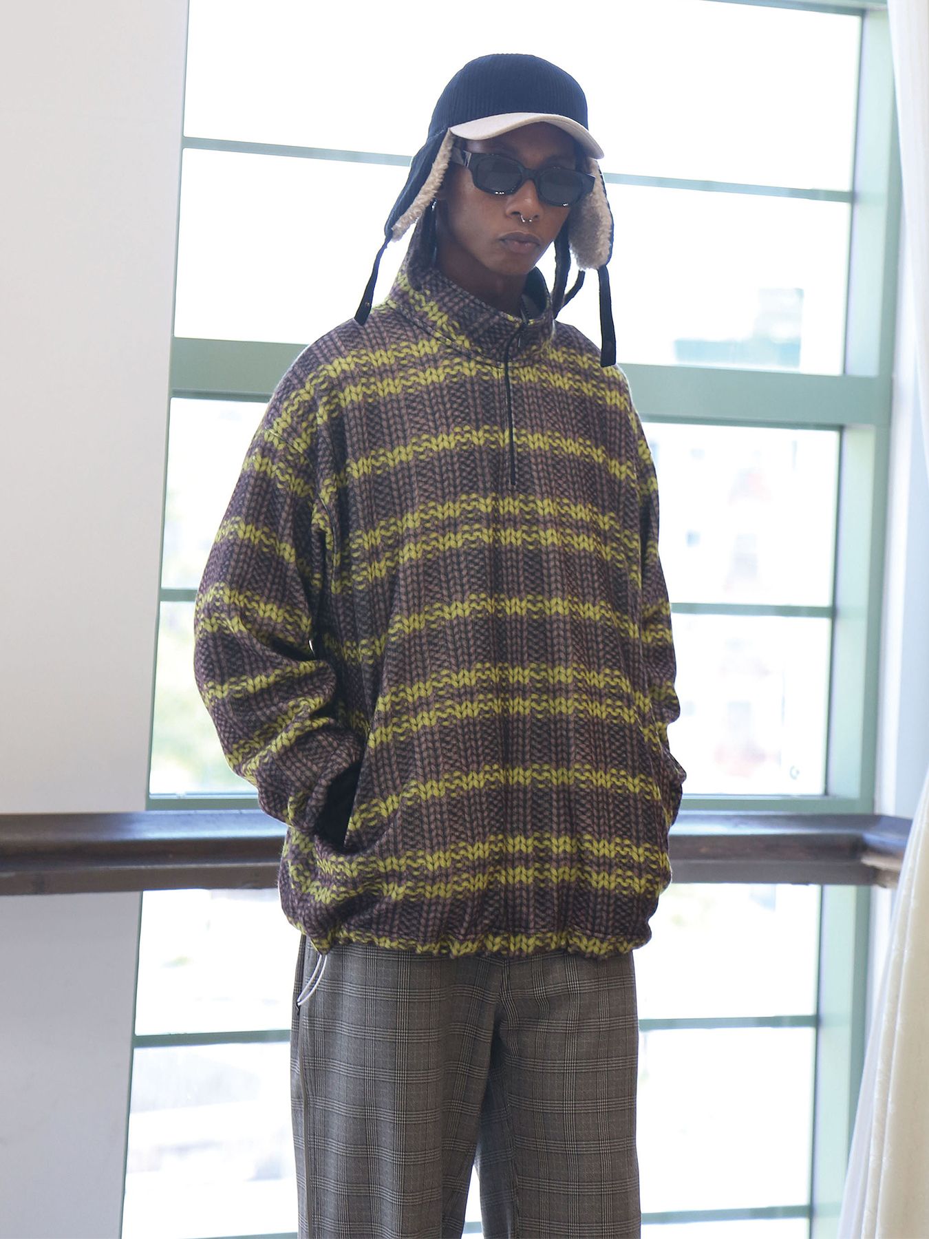 MICHELLE-BOA CAP / BLACK【QUOLT】