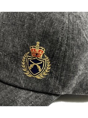 《予約品8月31日 23時55分締め》 MINI EMBLEM CAP / キャップ / グレー 【roarguns 】 2024年2月入荷予定