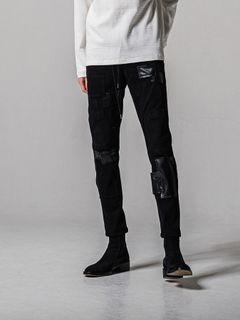 【予約品 11月16日(日) 締切】MICK DENIM JERSEY / ミック デニムジャージ / ブラックリメイク